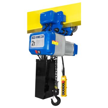 Talha Elétrica de Corrente MVC c/ Trole 2T 12m 380v CSM